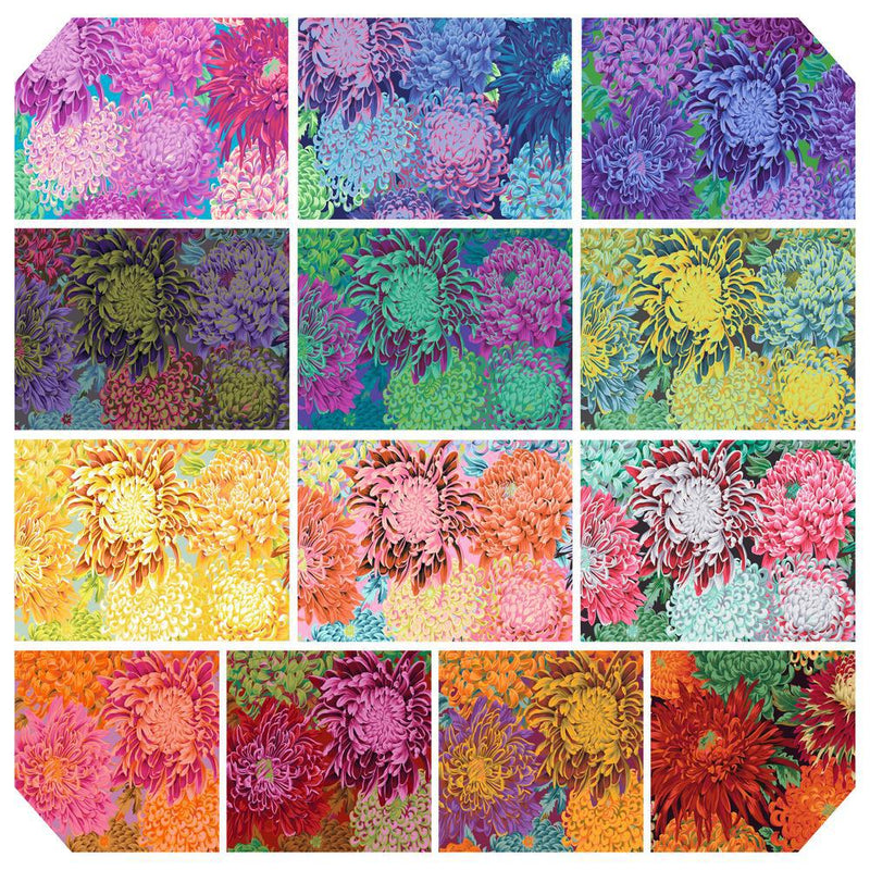 Freespirit Japanese Chrysanthemum - Half Yard Bundle (13 Pieces)