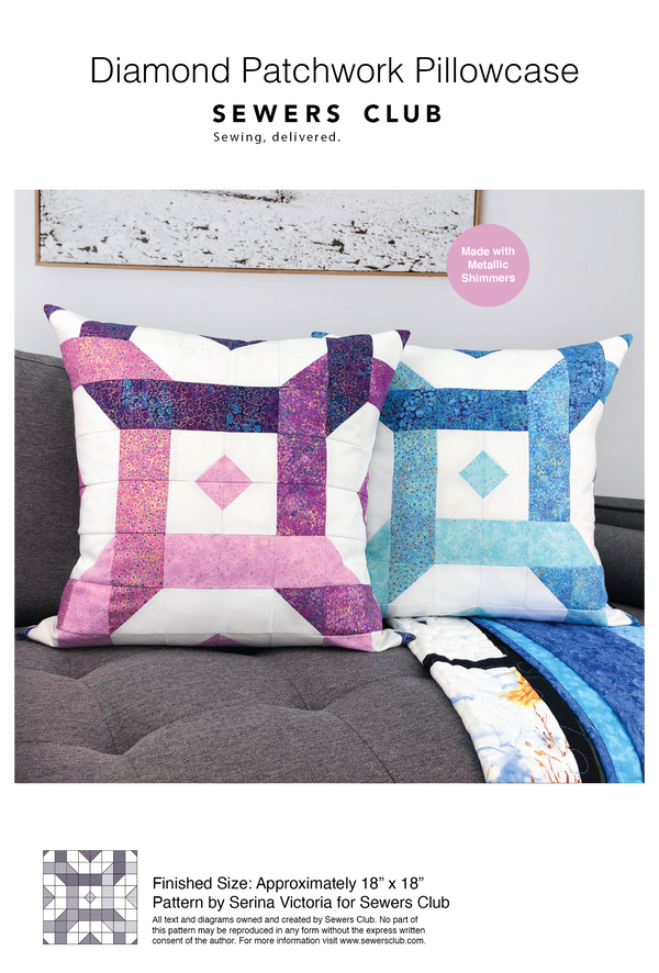 Diamond Patchwork Pillowcase Pattern