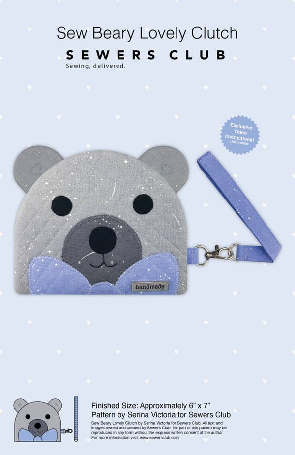 Sew Beary Lovely Clutch Pattern