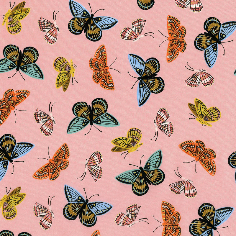 English Garden - Peach Butterflies