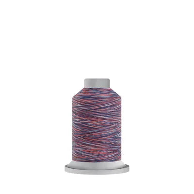 Glide Trilobal  40wt Polyester Thread - Variegated Patriot Mini Spool