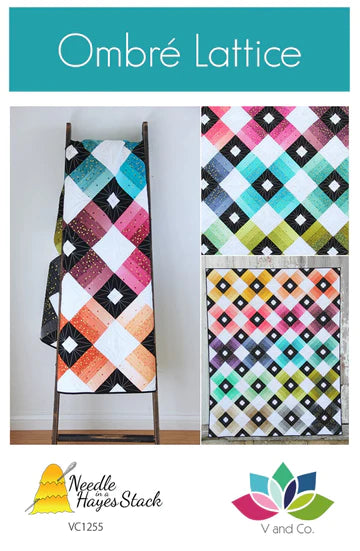 Ombre Lattice Quilt Pattern